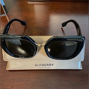 Burberry sunglasses, new in box. Black.